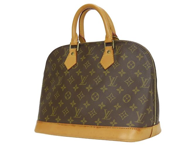 Borsa a mano Alma Monogram Louis Vuitton Marrone - vista 2