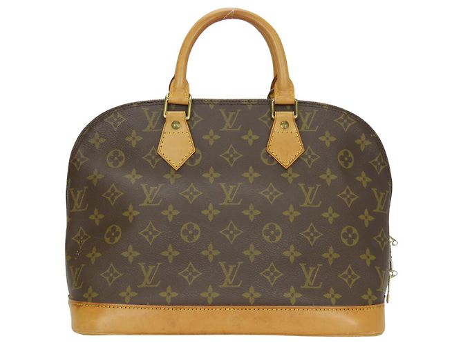 Borsa a mano Alma Monogram Louis Vuitton Marrone - vista 3