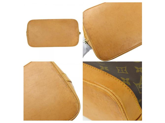 Borsa a mano Alma Monogram Louis Vuitton Marrone - vista 4