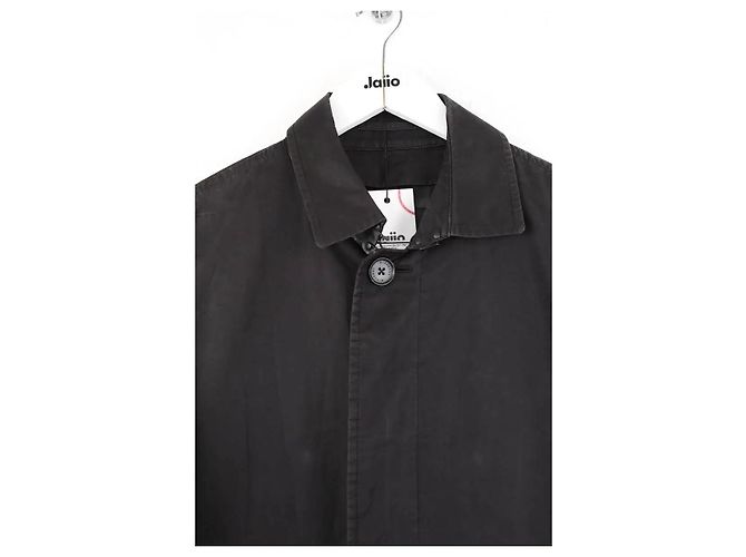 Burberry Cappotto in cotone nero - vista 2