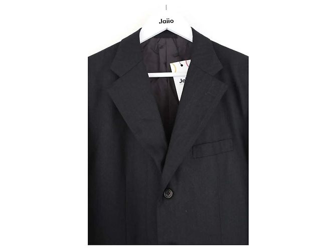 Burberry Giacca in cotone nera Nero - vista 2