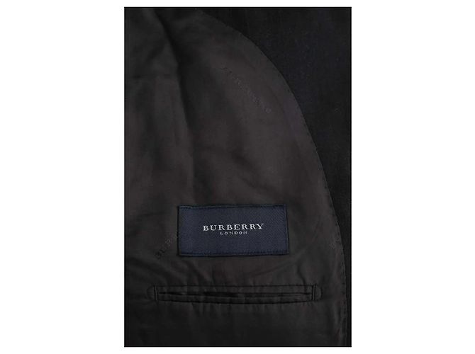 Burberry Giacca in cotone nera Nero - vista 5