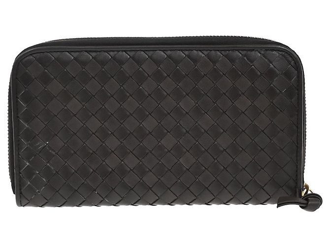 Bottega Veneta Intrecciato Long Zip in pelle - vista 2