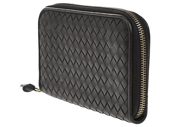 Bottega Veneta Intrecciato Long Zip in pelle - vista 3