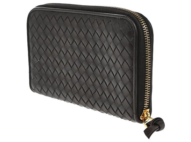 Bottega Veneta Intrecciato Long Zip in pelle - vista 4
