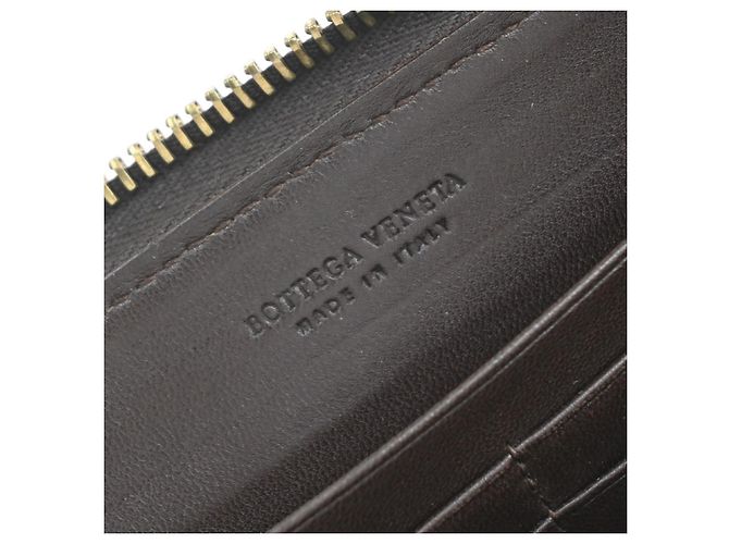 Bottega Veneta Intrecciato Long Zip in pelle - vista 6