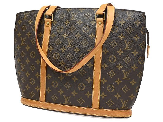 Borsa Babylone in Tela Monogram Louis Vuitton Marrone - vista 2