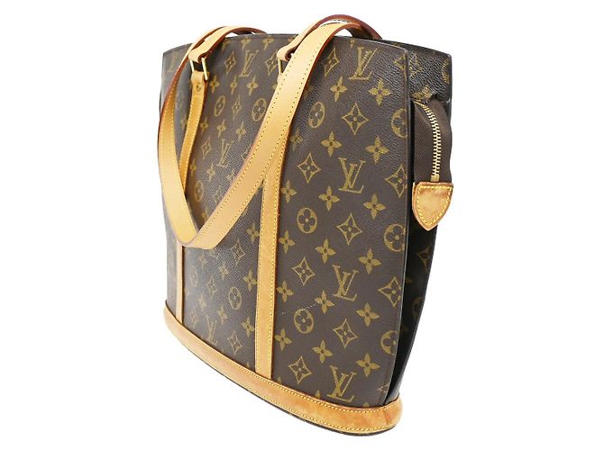 Borsa Babylone in Tela Monogram Louis Vuitton Marrone - vista 3