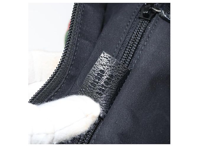 Bolsa Tote Web Zip Gucci GG Canvas Média Preto - vista 7