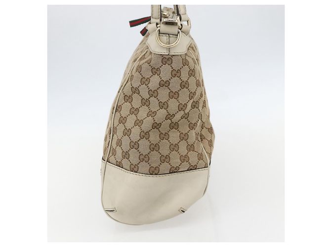 Gucci Mayfair Convertible Tote aus GG-Canvas klein Beige - Ansicht 4
