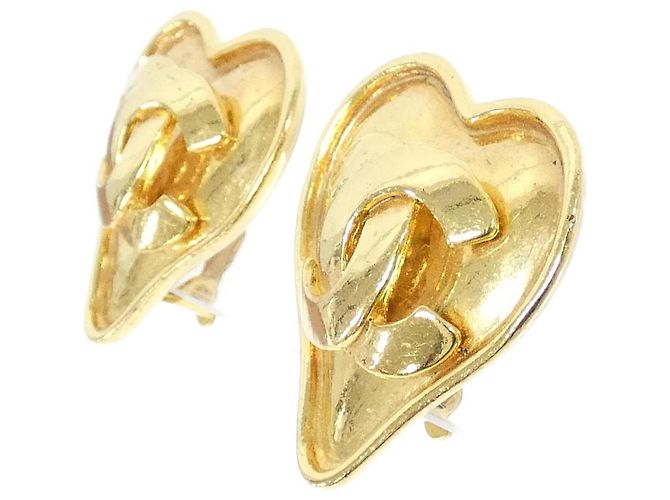 Orecchini a clip in oro Chanel D'oro - vista 2