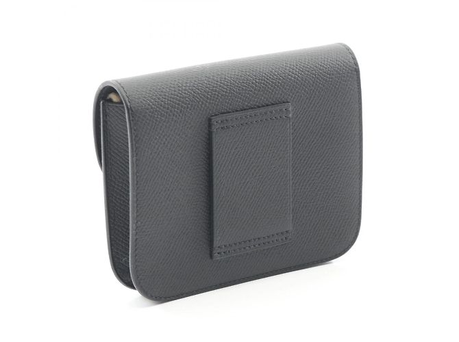 Hermès Billetera Bifold Slim Constance Hermes Negro - vista 2