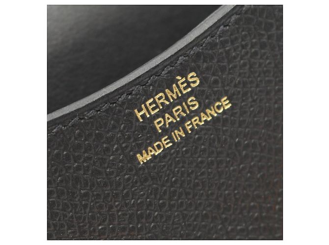 Hermès Billetera Bifold Slim Constance Hermes Negro - vista 4