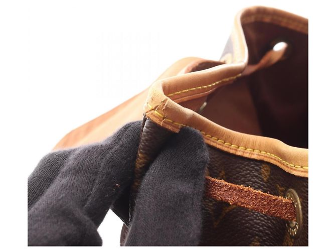 Louis Vuitton Montsouris MM Monogram Rucksack Braun Monogramm - Ansicht 6