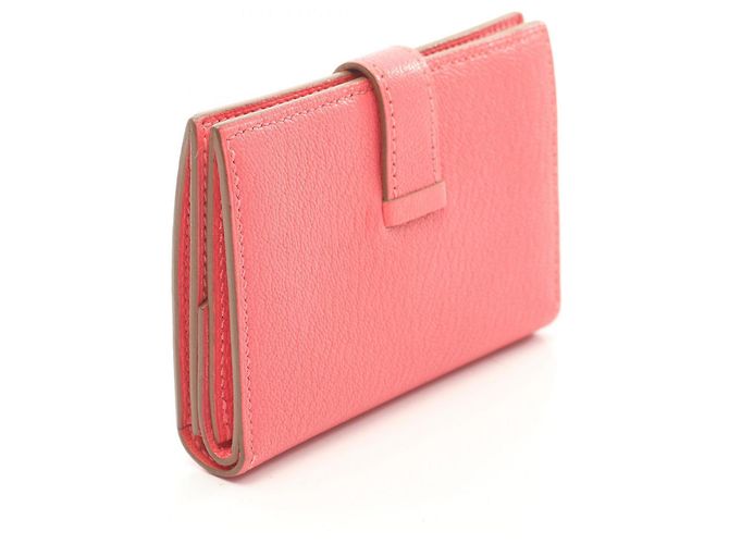 Tarjetero Mini Bearn de Hermès en Rosa Azalee - vista 2