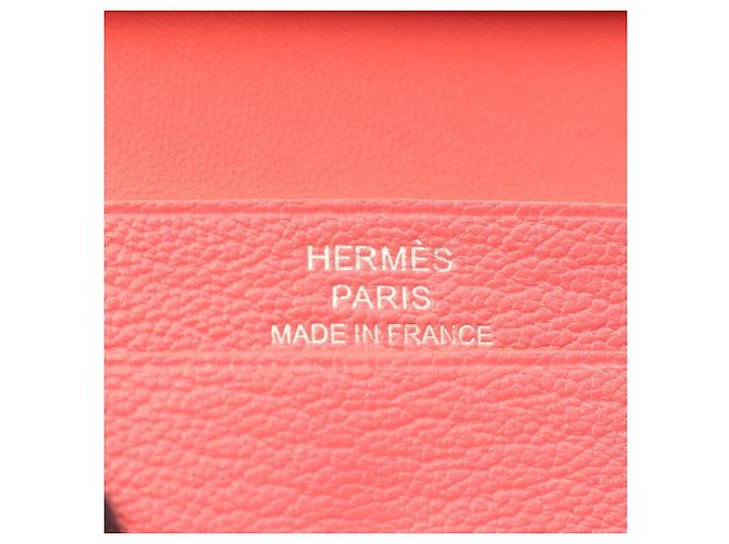 Tarjetero Mini Bearn de Hermès en Rosa Azalee - vista 5