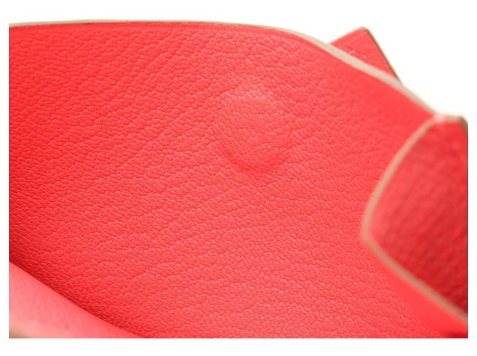 Tarjetero Mini Bearn de Hermès en Rosa Azalee - vista 7