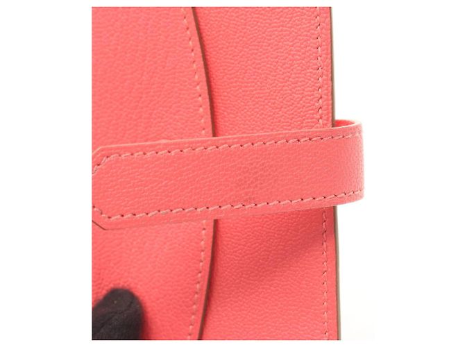 Tarjetero Mini Bearn de Hermès en Rosa Azalee - vista 9