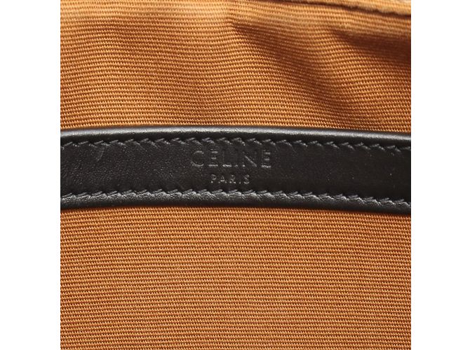 Céline Borsa a tracolla media Triomphe di Celine Marrone Nero - vista 4