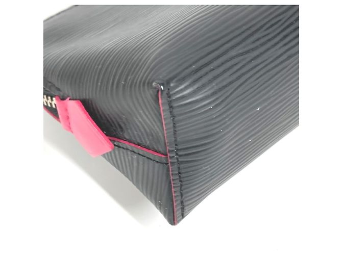 Pochette Epi Bicolore Louis Vuitton Nero Rosa - vista 11