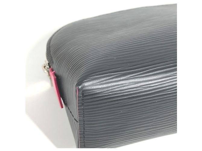 Pochette Epi Bicolore Louis Vuitton Nero Rosa - vista 12
