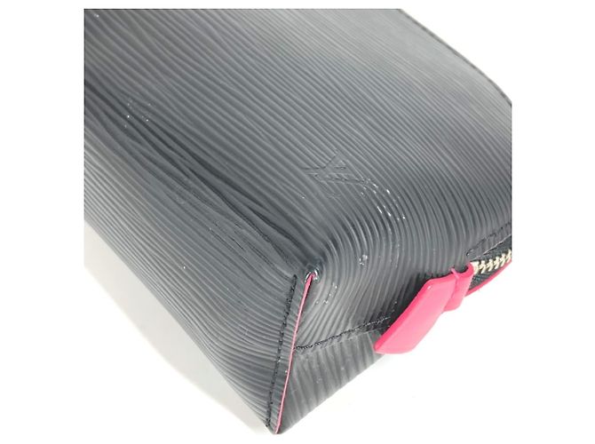 Pochette Epi Bicolore Louis Vuitton Nero Rosa - vista 13