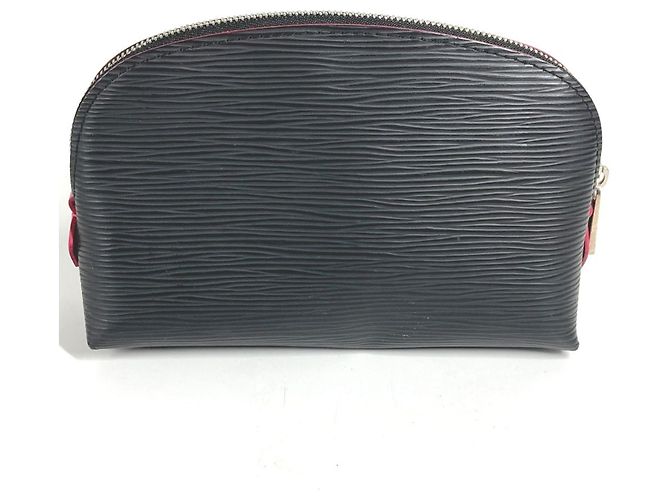 Pochette Epi Bicolore Louis Vuitton Nero Rosa - vista 3