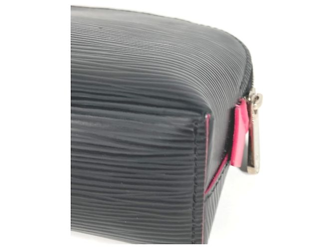 Pochette Epi Bicolore Louis Vuitton Nero Rosa - vista 9
