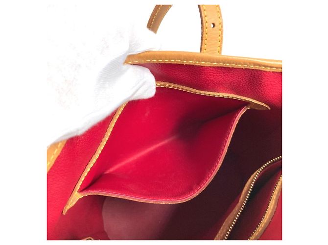 Borsa a Spalla Louis Vuitton Monogram Cherry Bucket PM Marrone Rosso Monogramma - vista 15