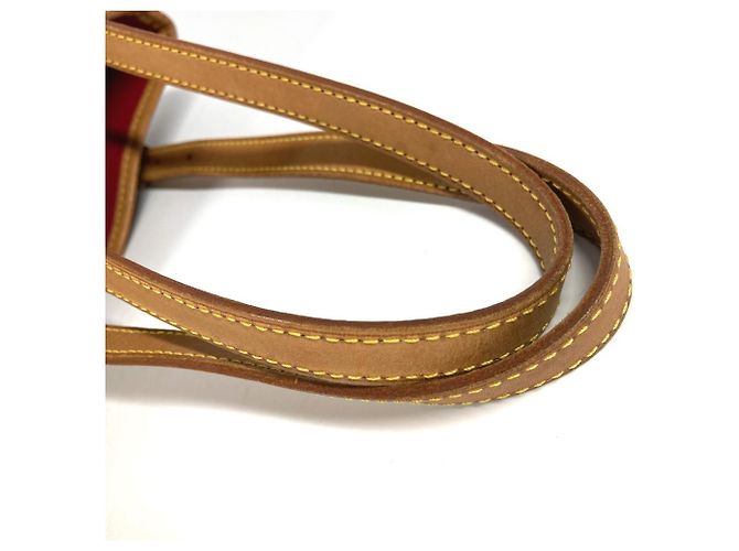 Borsa a Spalla Louis Vuitton Monogram Cherry Bucket PM Marrone Rosso Monogramma - vista 3
