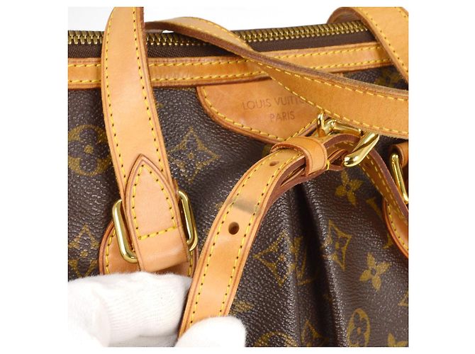 Louis Vuitton Palermo Handtasche aus Monogramm-Canvas PM Braun - Ansicht 5