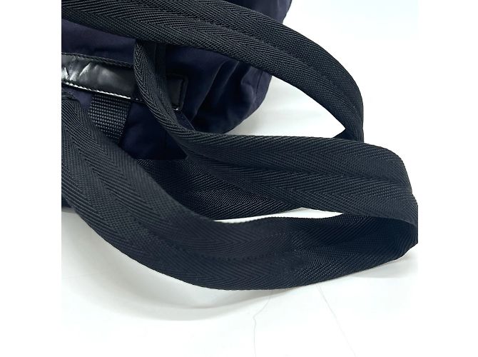 Zaino Prada Vela con placca logo triangolare in viola Porpora - Ansicht 10