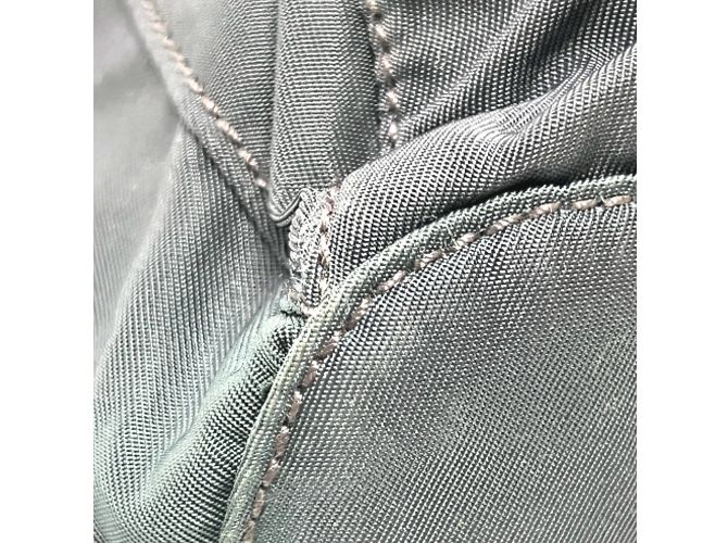 Zaino Prada Vela con placca logo triangolare in viola Porpora - Ansicht 6