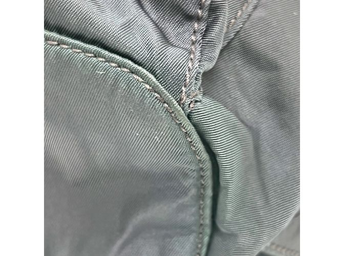 Zaino Prada Vela con placca logo triangolare in viola Porpora - Ansicht 7