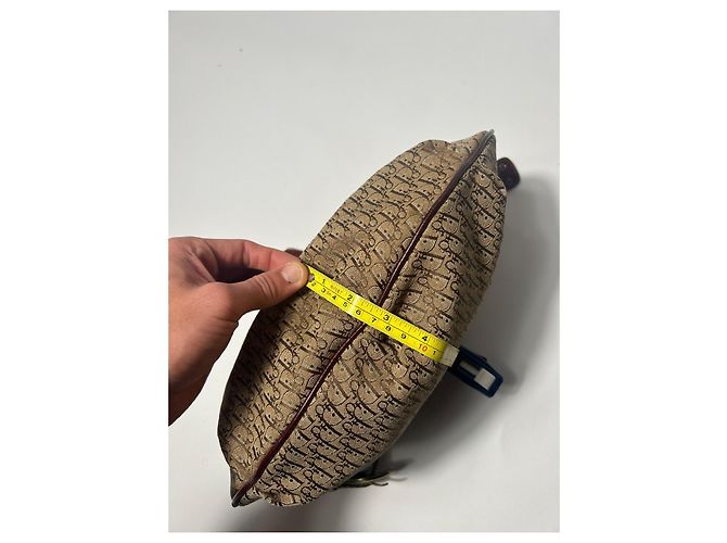 Street Chic Borsa Hobo Obliquo Dior Marrone Pelle - vista 12