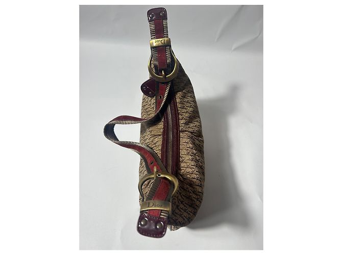 Street Chic Borsa Hobo Obliquo Dior Marrone Pelle - vista 2