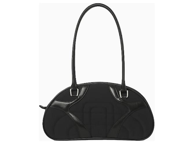 Borsa Prada Bowling in nylon nero - vista 2
