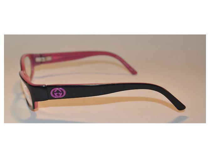 Occhiali Gucci GG3085 Nero Rosa - vista 3