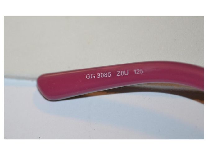 Occhiali Gucci GG3085 Nero Rosa - vista 7
