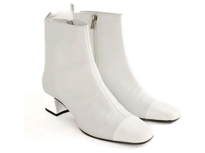 Carel Botas de couro brancas - vista 3