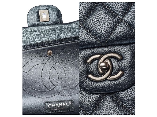 Borsa CHANEL Timeless/Classique in Pelle Grigia - 103165 Grigio - vista 7