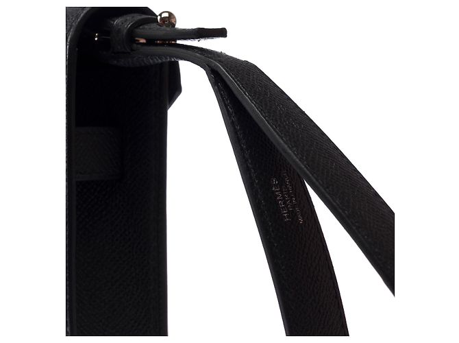 Hermès Borsa HERMES Kelly Depeches in Pelle Nera - 103161 Nero - vista 8