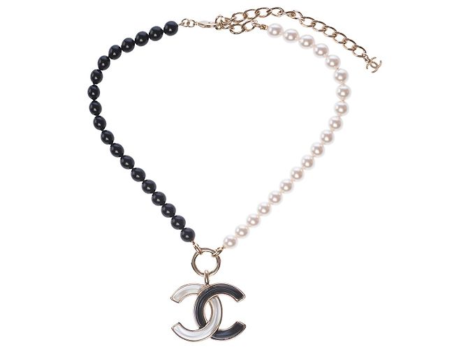CHANEL CC Schmuck in Schwarzperle - 103118 - Ansicht 2