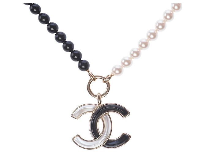 CHANEL CC Schmuck in Schwarzperle - 103118 - Ansicht 3
