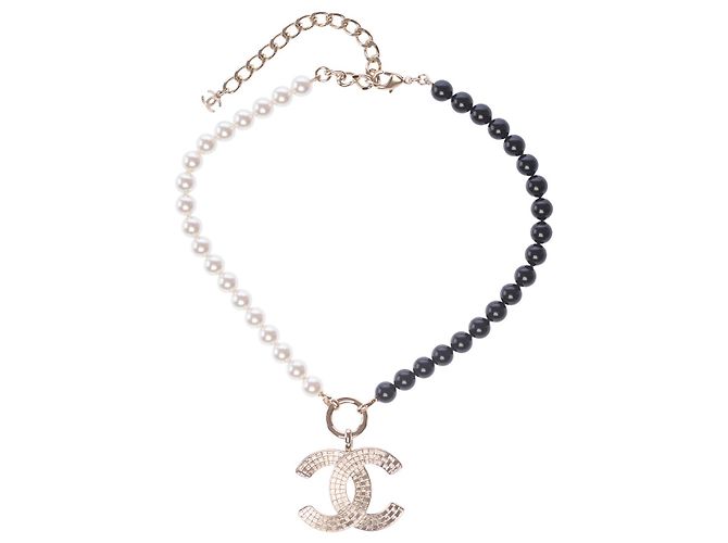 CHANEL CC Schmuck in Schwarzperle - 103118 - Ansicht 4