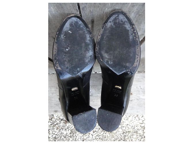 Sergio Rossi Stiefel aus schwarzem Leder - vista 5