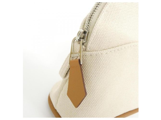 Pochette MINIMINI Bolide di Hermès Beige Crudo - vista 4