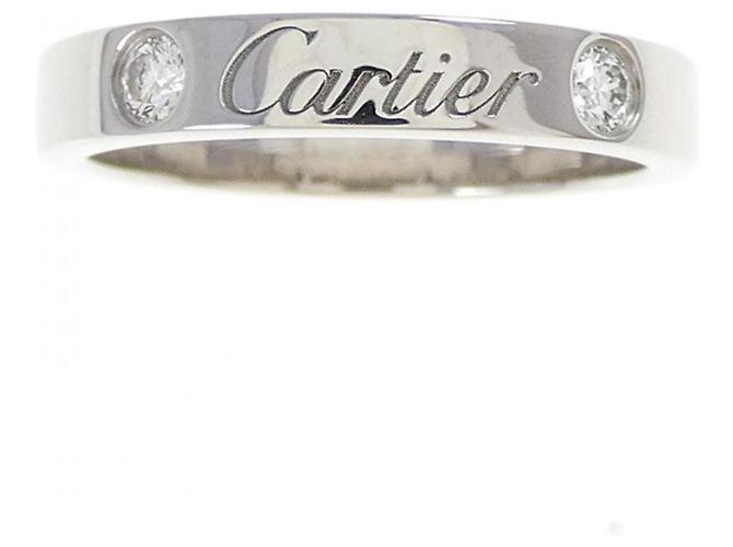 Cartier Platin 2P Ehering - Ansicht 2