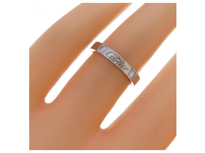 Cartier Platin 2P Ehering - Ansicht 4