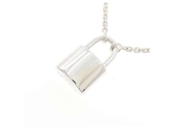 Collar Lockit Louis Vuitton Plata - vista 4